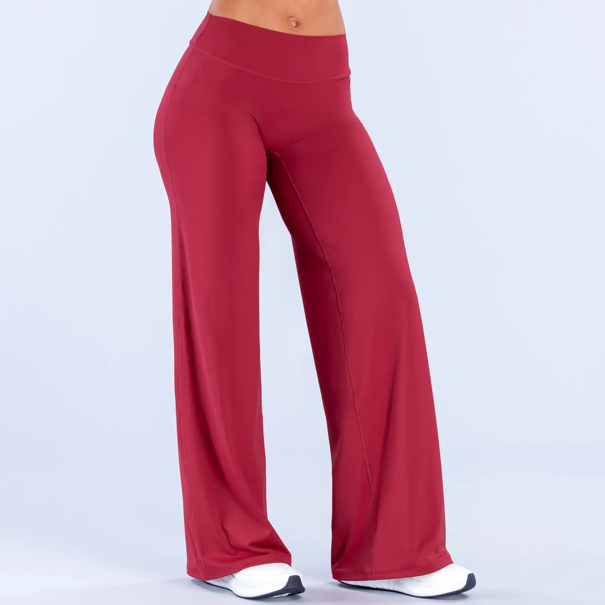 DEEFY Sav Wide Leg Pants Mid Waisted Flare Yoga Pants for Women Tummy Control Butt Lifting Stretchy Workout Gym Lounge Pants
